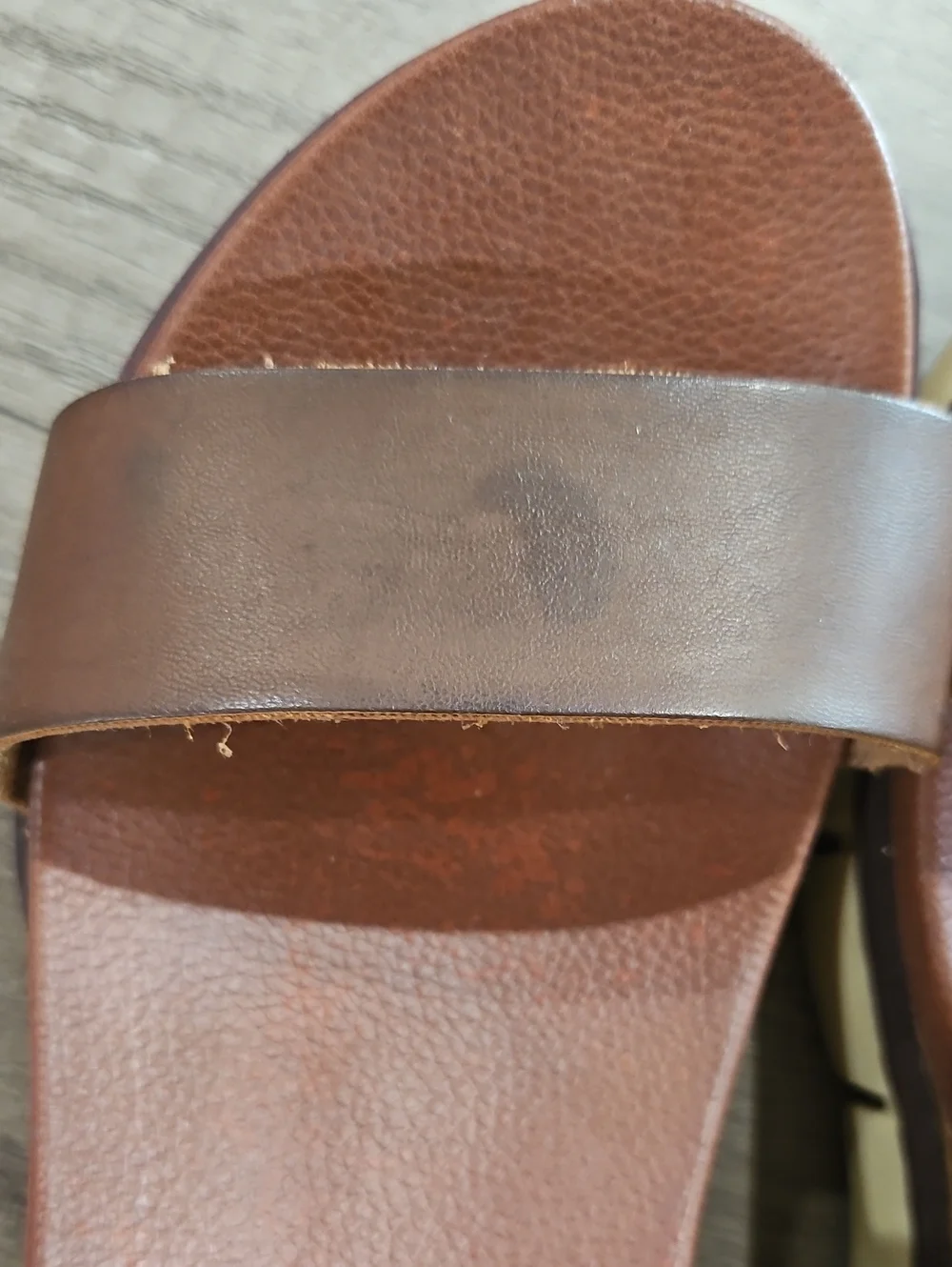 MIA Adley wedge  brown & tan women's sandals size 8.5